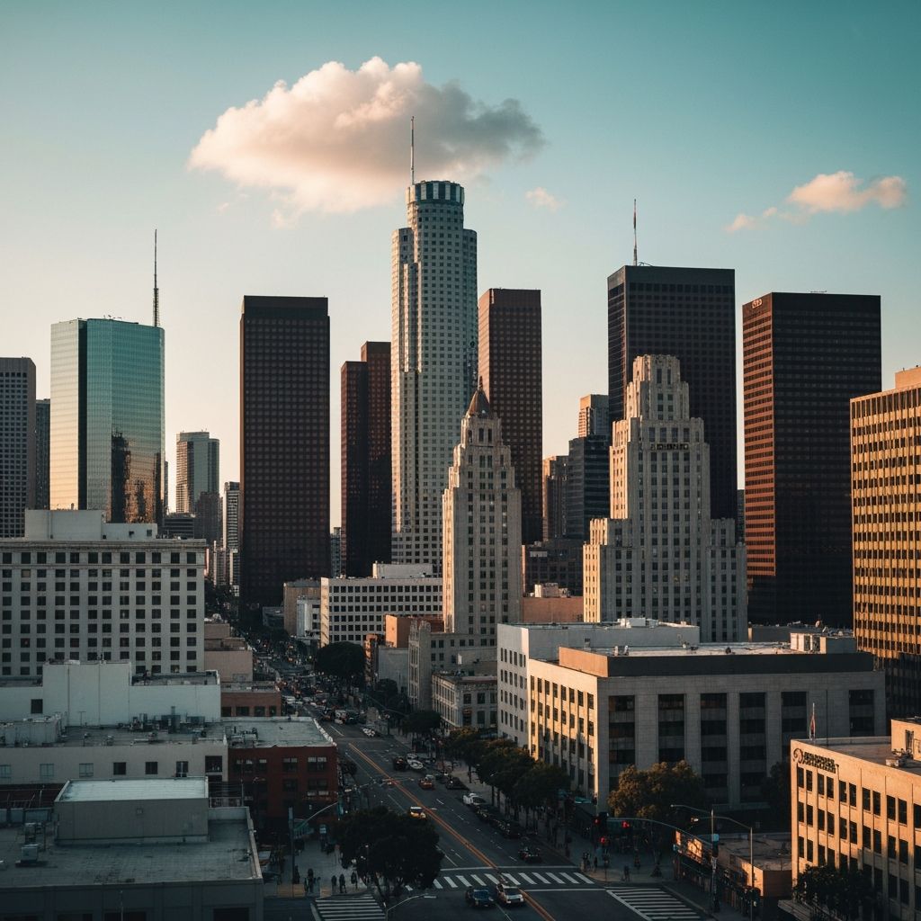 Los Angeles Downtown Financial District